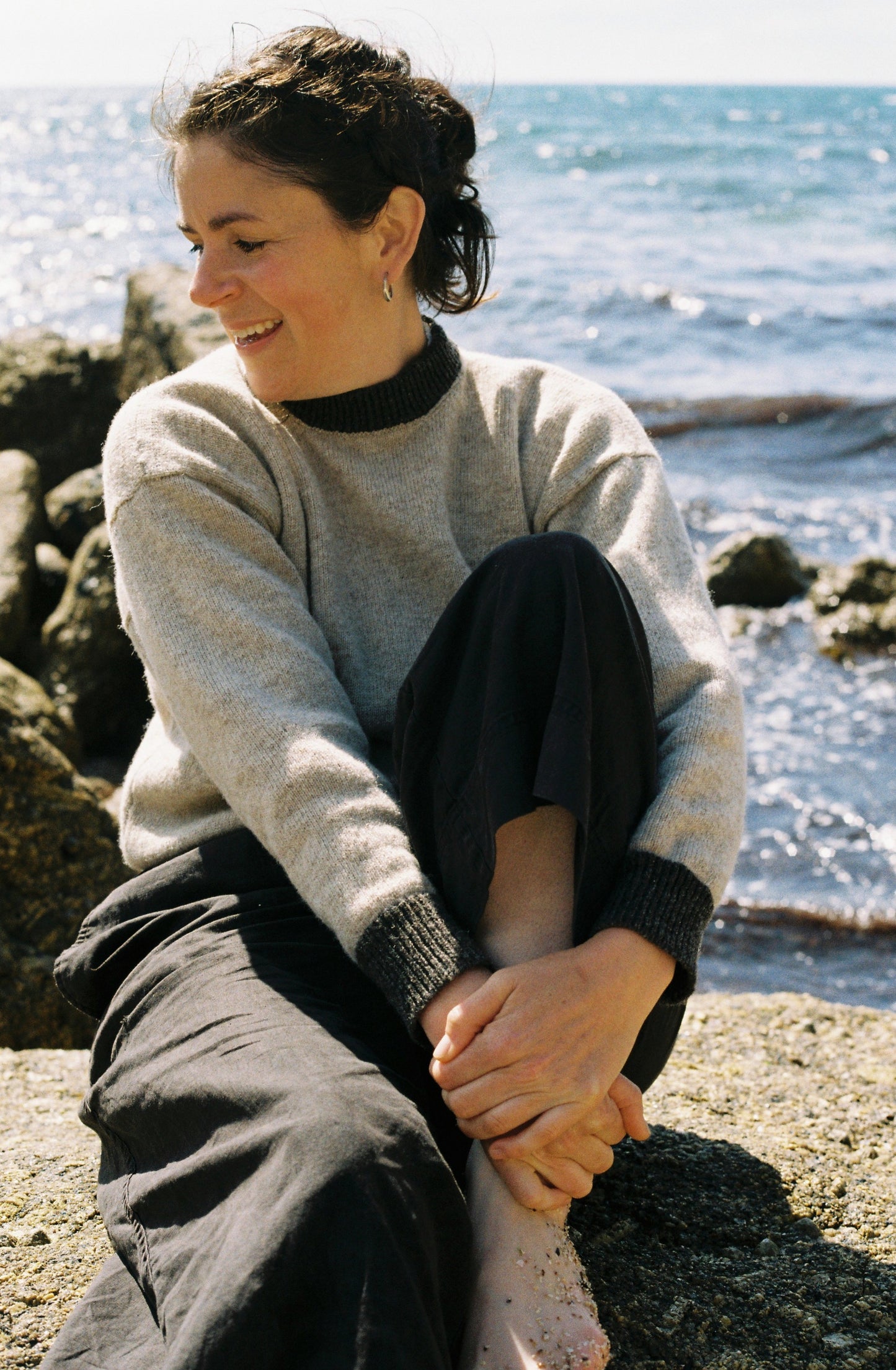 Ladies Shetland Wool Jumper - The Sound