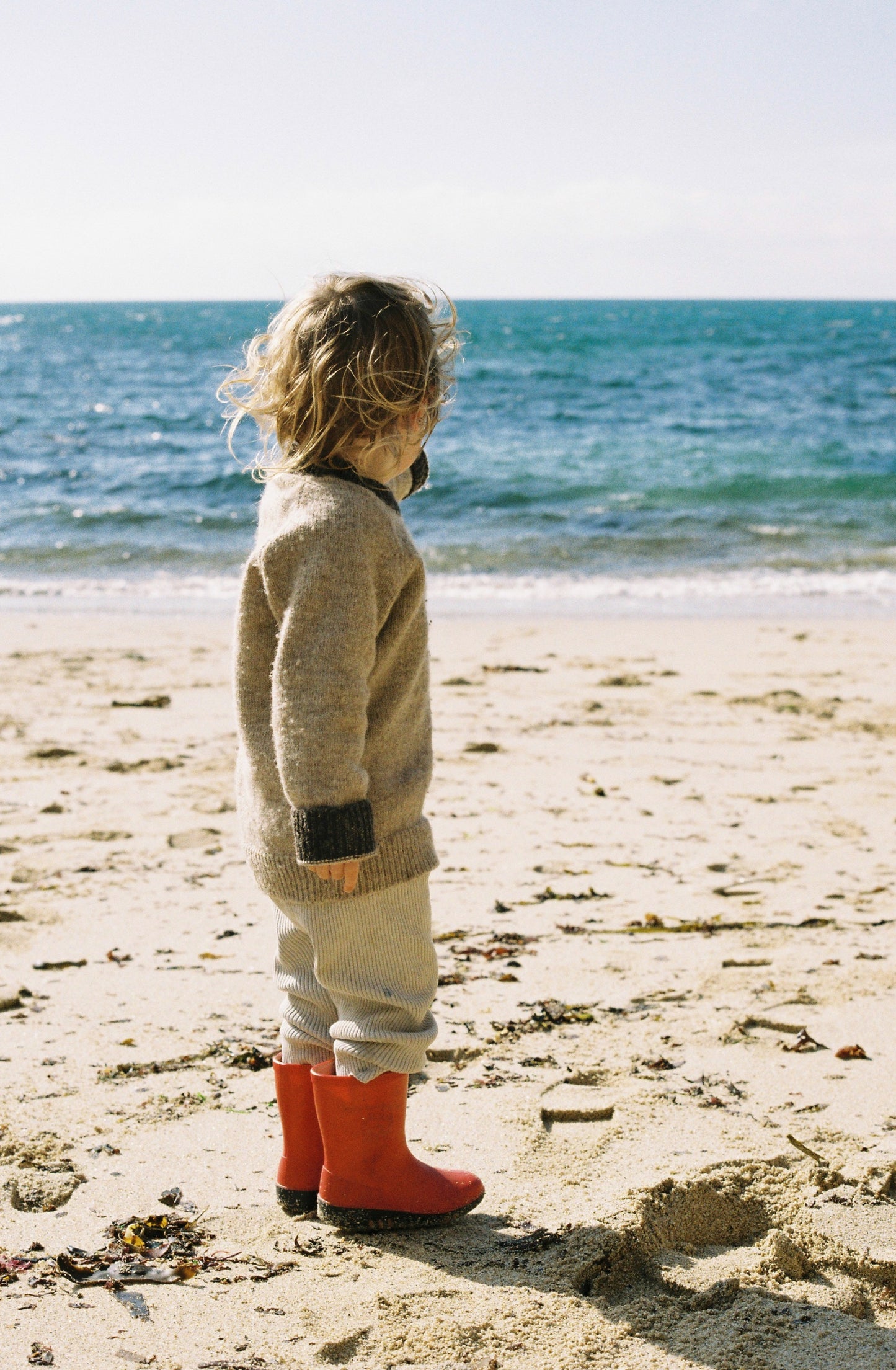 Children’s Shetland Wool Raglan Jumper - The Sound