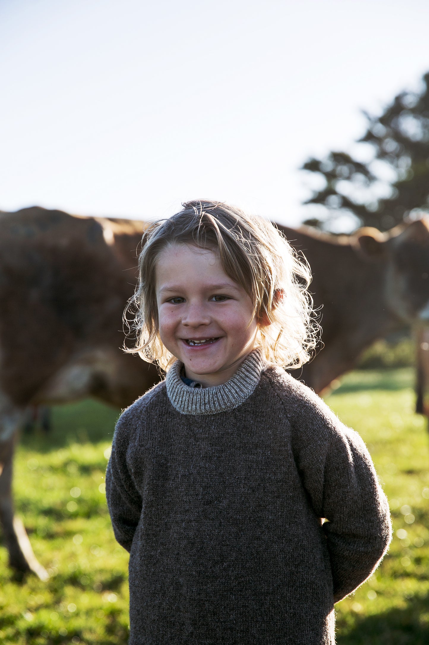 Children’s Shetland Wool Raglan Jumper - The Crofter
