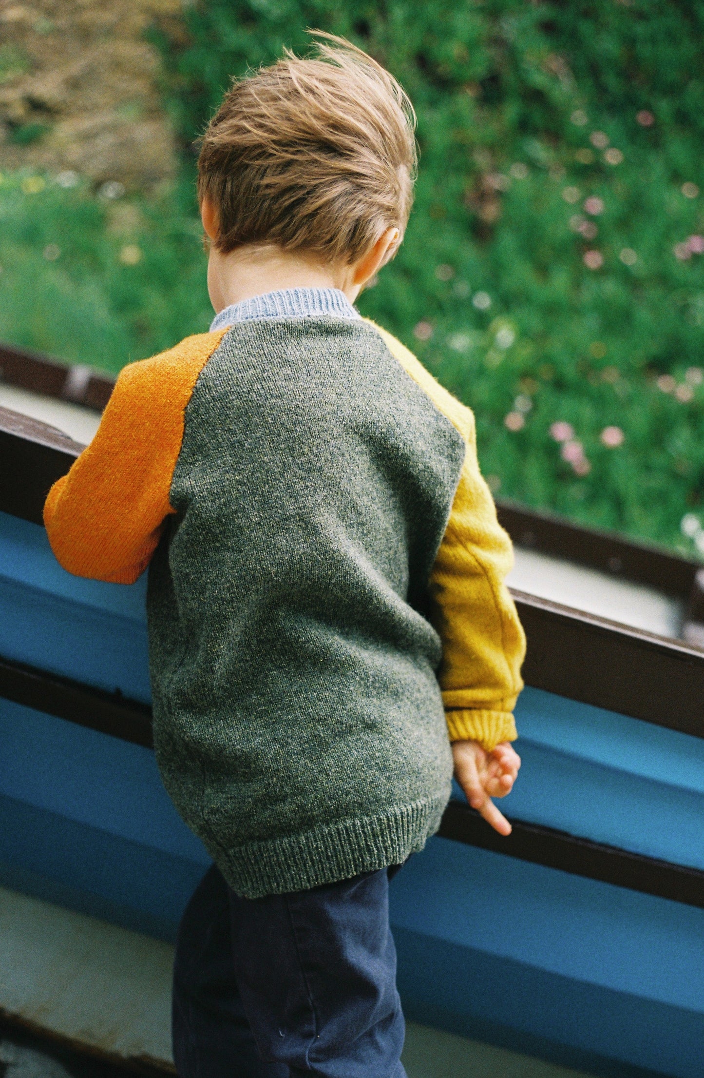 Children’s British Wool Raglan Jumper - The Sunset