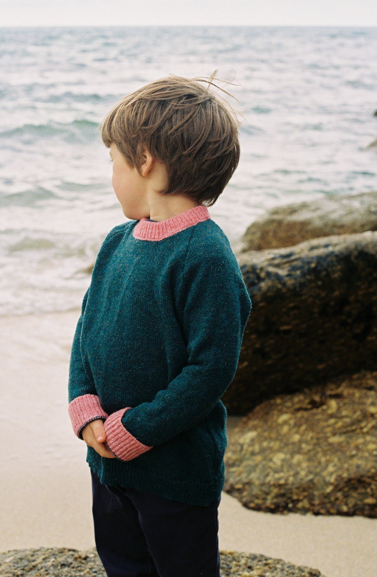 Children’s British Wool Raglan Jumper - The Mermaid