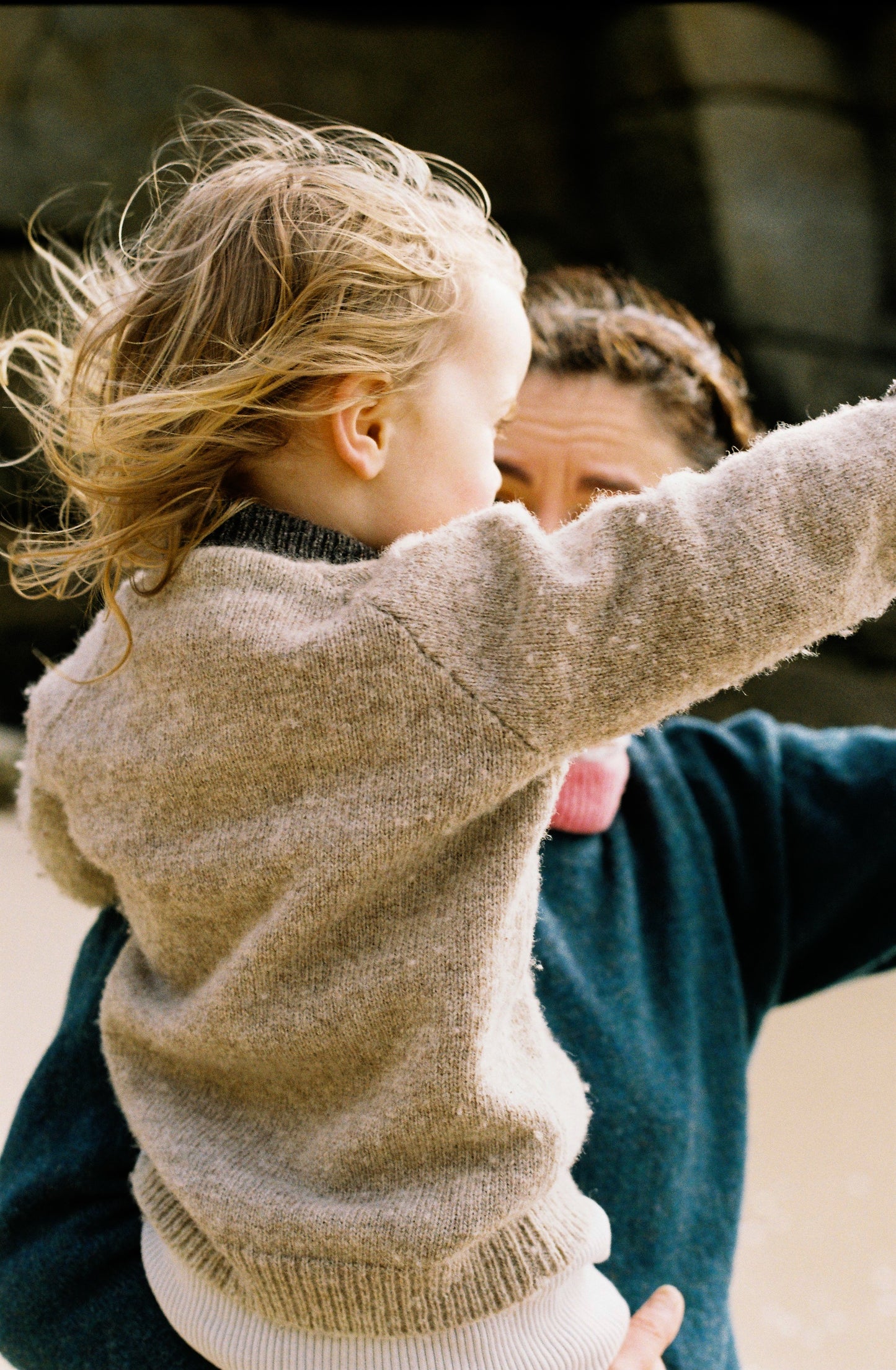 Children’s Shetland Wool Raglan Jumper - The Sound