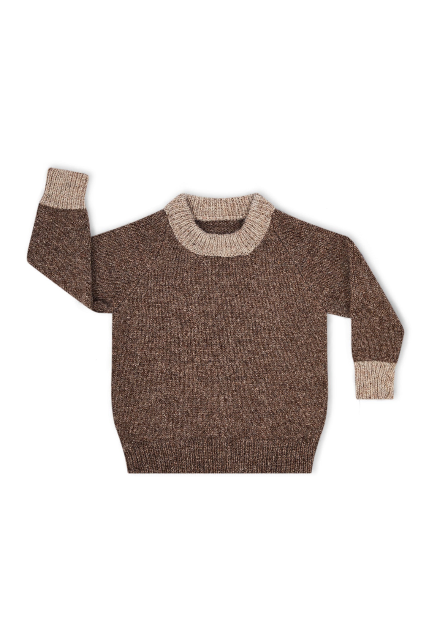 Children’s Shetland Wool Raglan Jumper - The Crofter