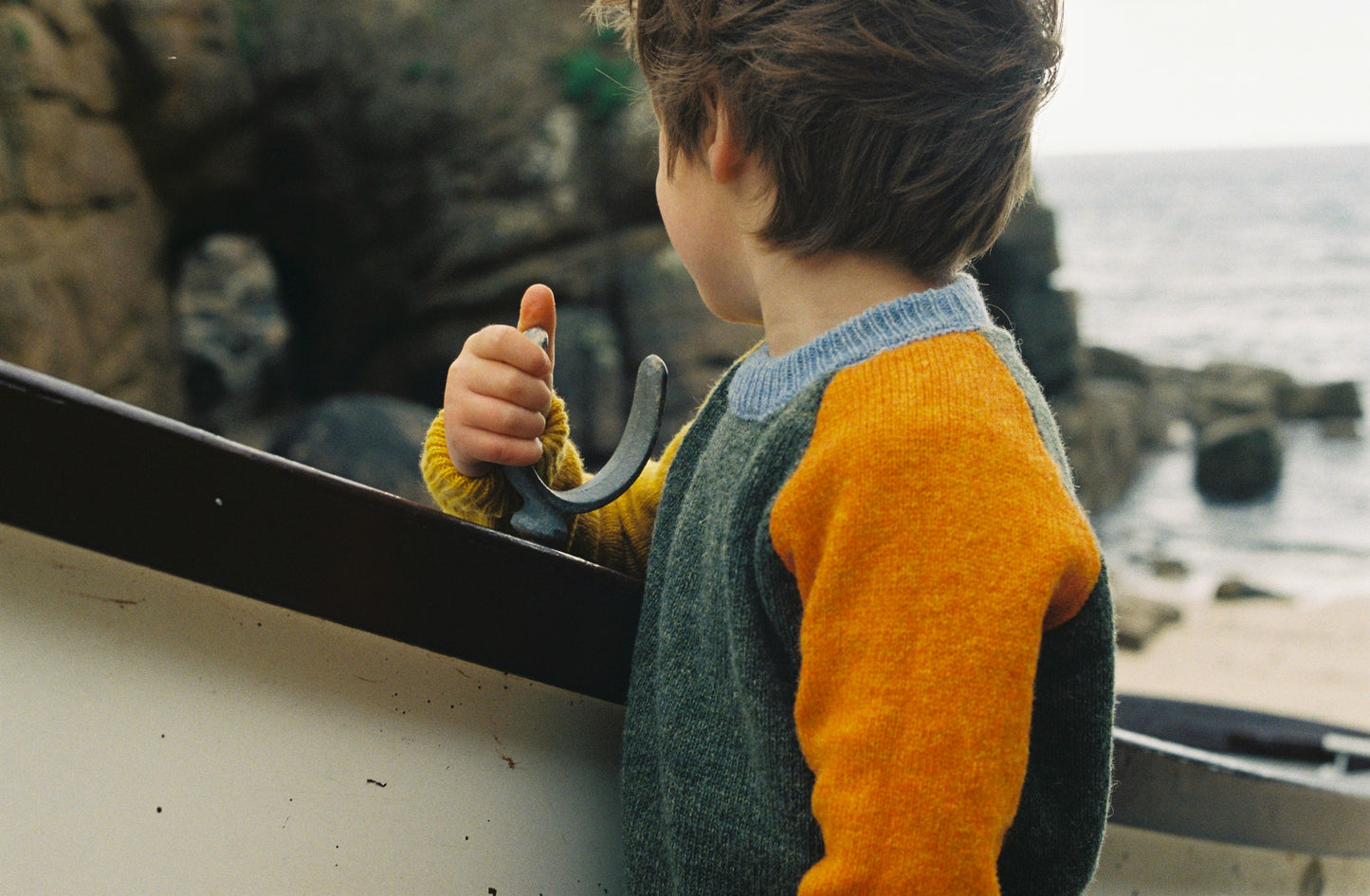 Children’s British Wool Raglan Jumper - The Sunset