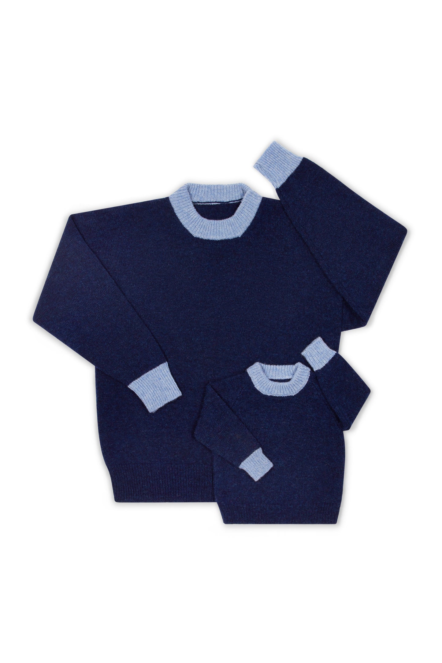 Children’s British Wool Raglan Jumper - The Surfer