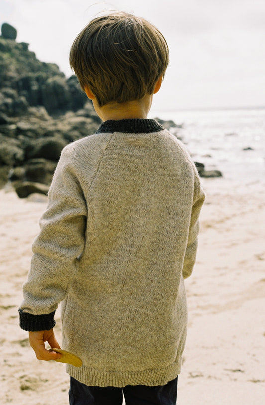 Children’s Shetland Wool Raglan Jumper - The Sound