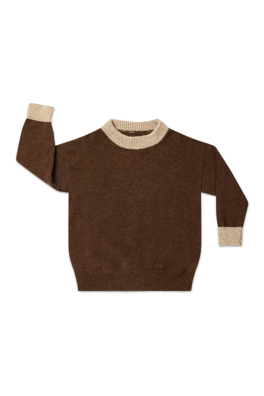 Children’s Shetland Wool Raglan Jumper - The Peatland