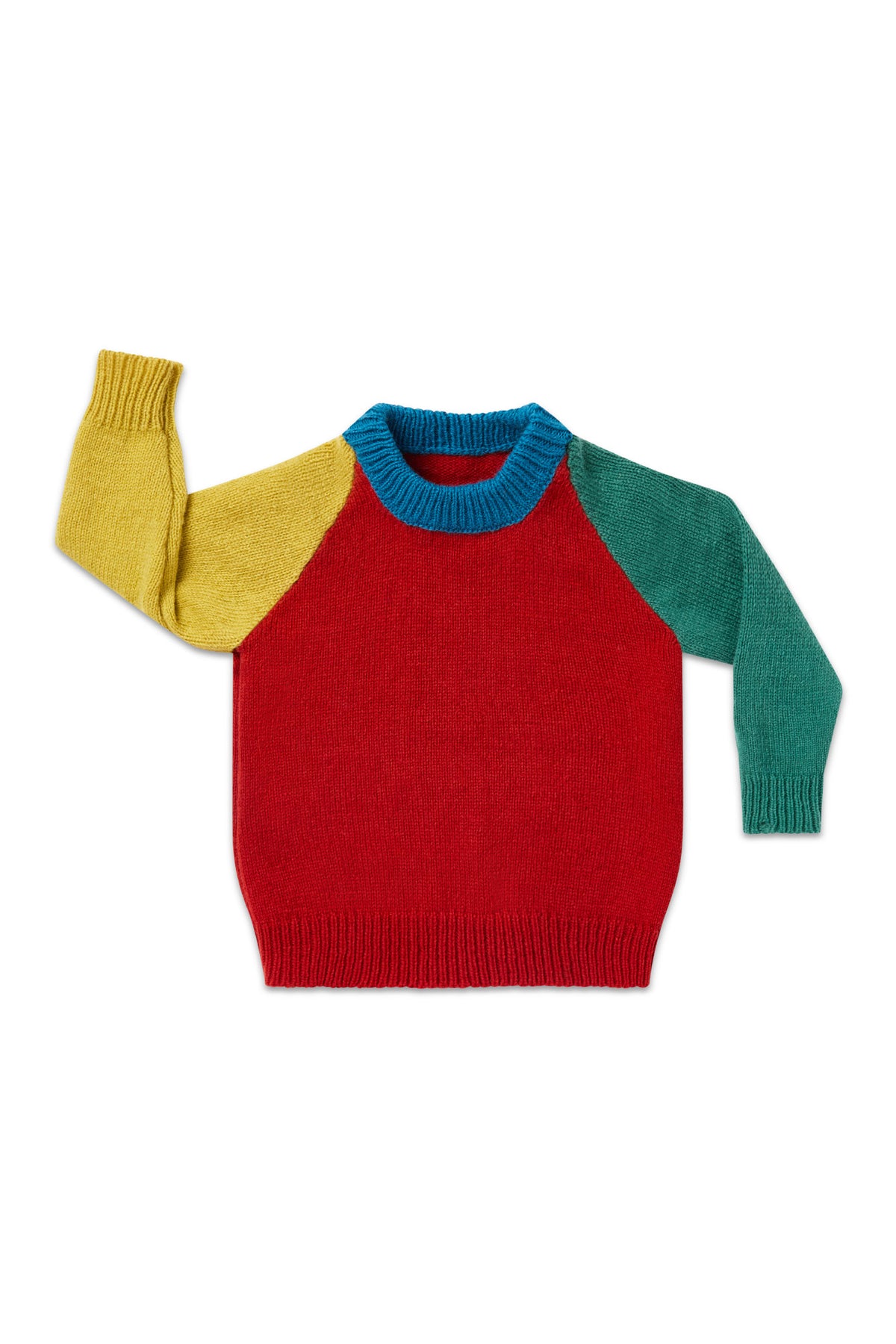 Children’s Shetland Raglan Jumper  - The Circus