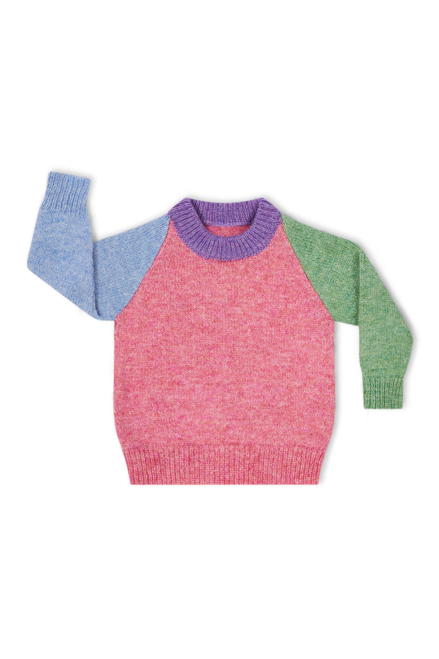 Children’s British Wool Raglan Jumper - The Unicorn