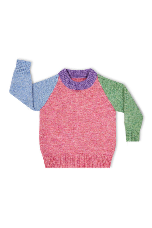 Children’s British Wool Raglan Jumper - The Unicorn